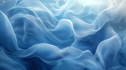 Obraz premium Abstract blue background with waves