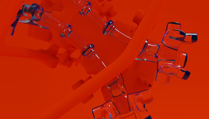 3d Abstract Design, modern background © neurostructure