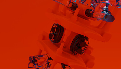 3d Abstract Design, modern background © neurostructure