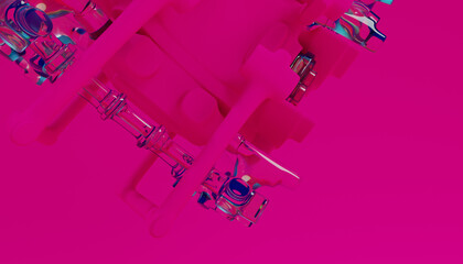 3d Abstract Design, modern background © neurostructure