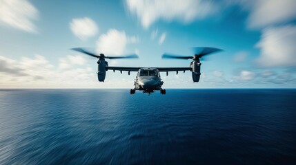 High-Speed Flyover During Naval Exercise