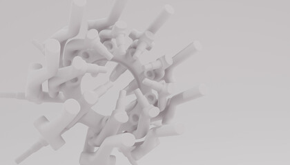 3d Abstract Design, modern background © neurostructure
