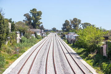 Vías de ferrocarril