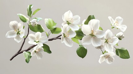 Fototapeta premium Green Leaf Collection: Artistic Watercolor and Detailed Digital Illustrations Featuring Clovers, Tropical Leaves, Falling Foliage, and Textured Dry Leaves - Perfect for Nature-Themed Designs and Decor