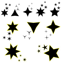 Obraz premium set of stars
