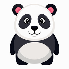 Panda ,white background