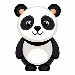 Panda ,white background