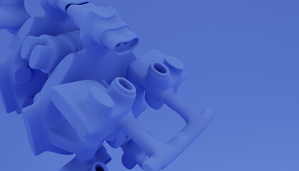 3d Abstract Design, modern background © neurostructure