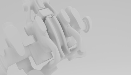 3d Abstract Design, modern background © neurostructure