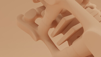 3d Abstract Design, modern background © neurostructure