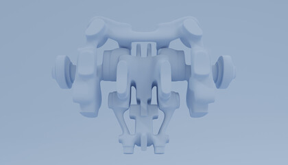 3d Abstract Design, modern background © neurostructure