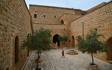 Mor Abrohom Monastery in Midyat, Mardin, Turkey. © sinandogan