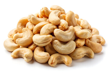Fototapeta premium cashew nuts isolated on white