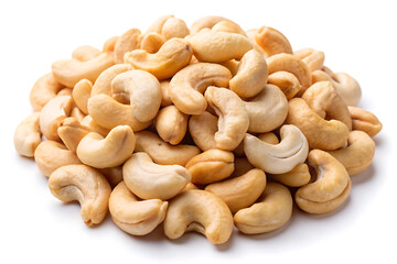 cashew nuts isolated on white background