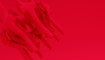 3d Abstract Design, modern background © neurostructure