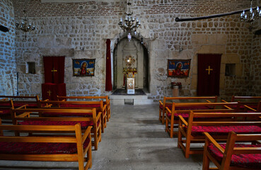 Mor Abrohom Monastery in Midyat, Mardin, Turkey.