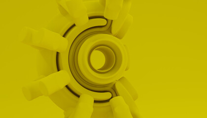 3d Abstract Design, modern background © neurostructure