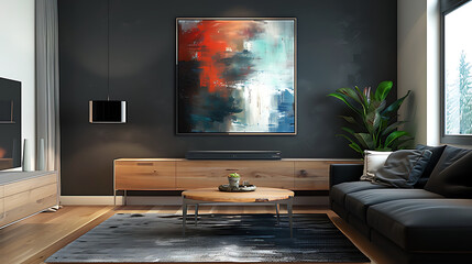 Luxury living room interior design 