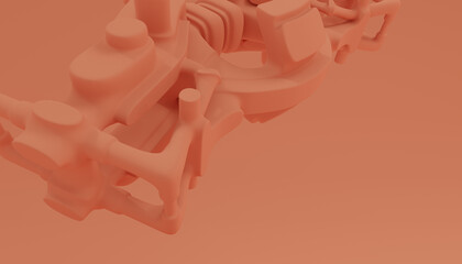3d Abstract Design, modern background © neurostructure