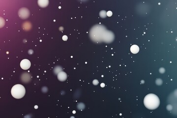 Floating white dots create a mesmerizing effect on a dark background