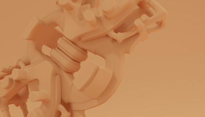 3d Abstract Design, modern background © neurostructure