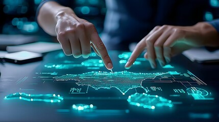 Professional business environment featuring a close-up view of a sleek workspace, modern furnishings, and organized materials for productivity.