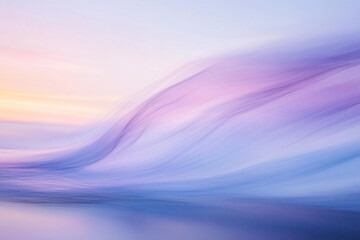 A soft pastel background with delicate watercolor strokes, blending shades of lavender, light blue, and pale yellow, creating a serene atmosphere, no elements or people