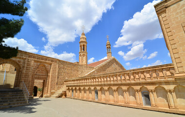 Mor Abrohom Monastery in Midyat, Mardin, Turkey. © sinandogan