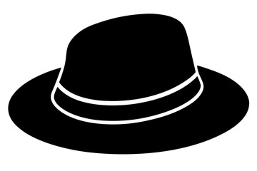 black hat isolated on white