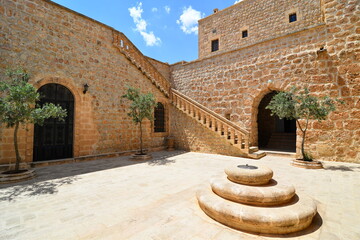 Mor Abrohom Monastery in Midyat, Mardin, Turkey. © sinandogan
