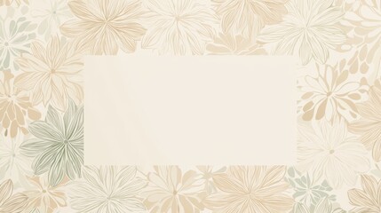 Delicate floral border design soft pastel colors graphic art minimalist style close-up view elegant aesthetic