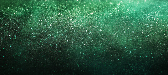 Forest green metallic gradient with shimmering glitter and smooth noise texture