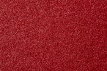 Red fluffy velvet texture background. Red velvet fabric