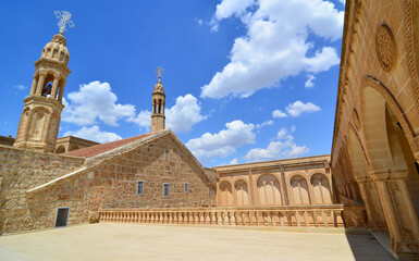 Mor Abrohom Monastery in Midyat, Mardin, Turkey. © sinandogan