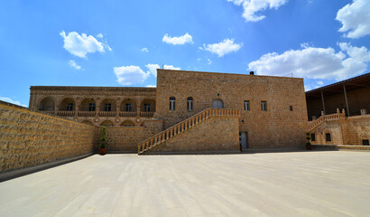 Mor Abrohom Monastery in Midyat, Mardin, Turkey. © sinandogan