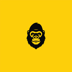 Gorilla face logo © Ahtisham