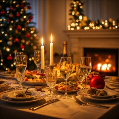 Christmas table