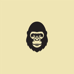 Gorilla logo vector template