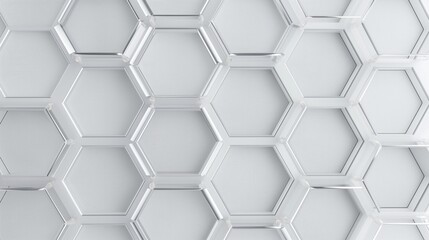 Fototapeta premium Honeycomb patterned wood panels in hexagonal shape, wood, background, and abstract brown pattern. A white marble wall with hexagon tiles for texture and an Abstract white hexagon concept background.