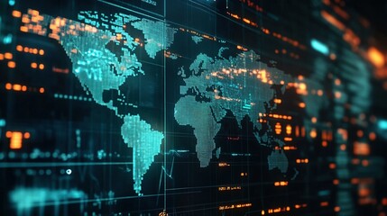 Obraz premium A digital interface showing multiple global currencies fluctuating in value in real-time.
