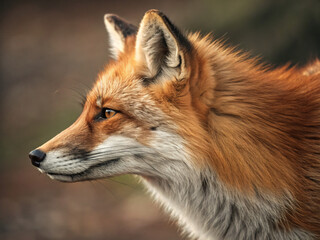 Fototapeta premium red fox vulpes