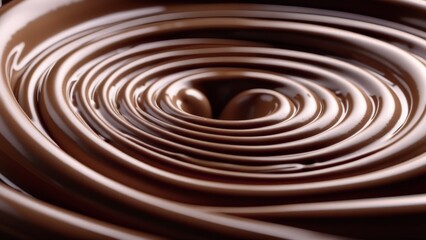 chocolate swirl in Mocha Mousse color