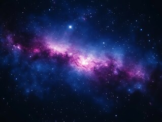 Obraz premium Cosmic Nebula Displays Stellar Dust and Gaseous Clouds