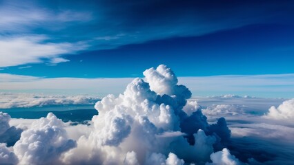 huge clouds in the sky in large numbers