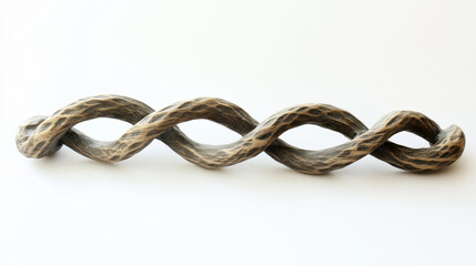 Obraz premium Chain vector DNA. The contours of the DNA.