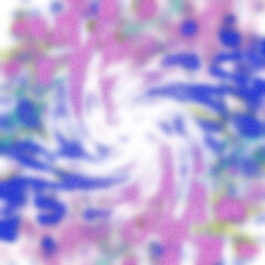 An abstract transparent psychedelic wavy vignette design element overlay.