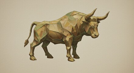 Obraz premium Illustration of the Taurus zodiac sign