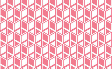 Vector geometric background pattern design formed from a combination of triangles and parallelograms in soft colors