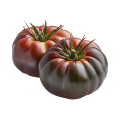 Fresh Tomatoes heirloom tomato salad isolated on transparent background