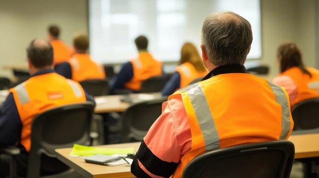 Workplace safety training. Featuring safety protocols and training exercises